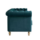 Chesterfield - Velvet Sofa 84.65" For Living Room