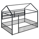 House Frame With Fence And Shelves