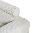 4 Seater Oversized Sectional Sofa With 2 Ottoman And 2 Pillows