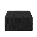 Modern Minimalist Ottoman Sofa Compressed Sectional Corduroy Couch Sleeper