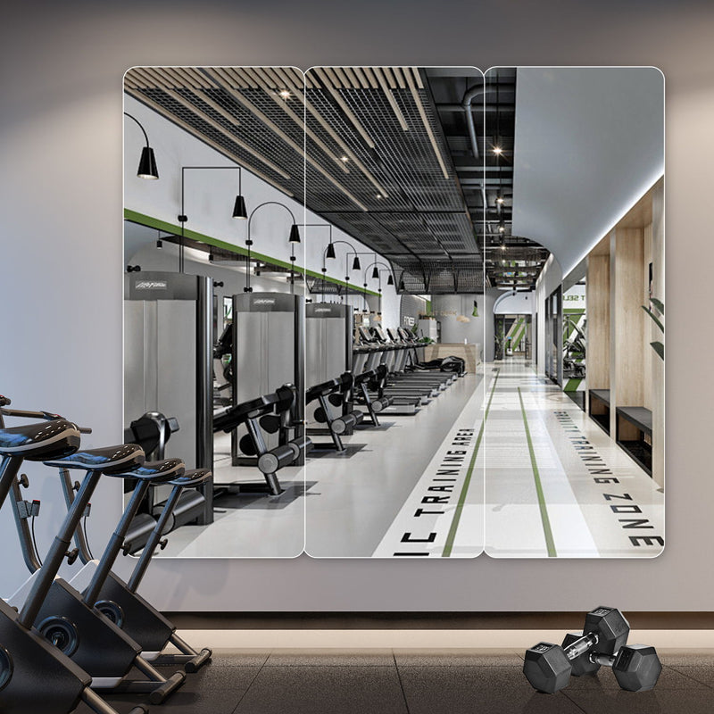 Modern Frameless Full Body Mirror With Explosion Proof Glass - Clear