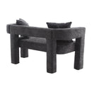 Modern Chenille Loveseat Sofa, Comfy Upholstered 2 Seater