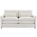 Cozy Upholstered Plush Cushion Loveseat Sofa For Living Room