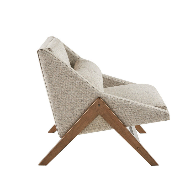 Chair With Removable Pillow - Brown
