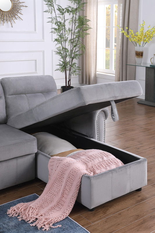 Ashton - Reversible Sleeper Sectional Sofa Chaise