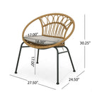 Banya - Chair (Set of 2) - Light Brown