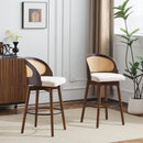 Como - Indoor Wood Barstool (Sey of 2)