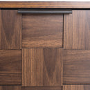 Mid Century TV Stand With 2 Drawers, Media Console Table For Tvs Up To 85'', Entertainment Center With Storage For Living Room - Dark Brown