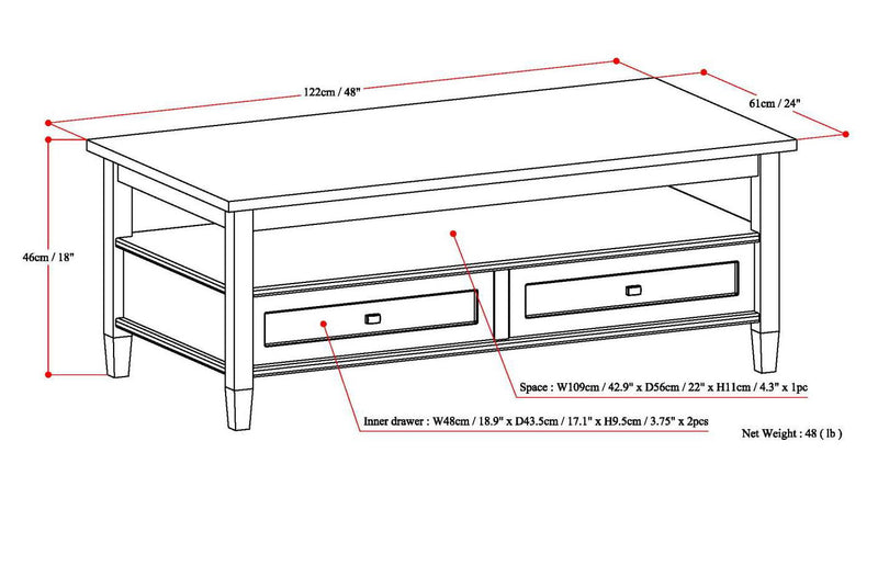 Warm Shaker - Handcrafted Table