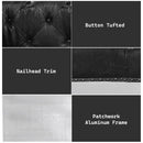 Brancaster - Loveseat - Black - Atlantic Fine Furniture Inc