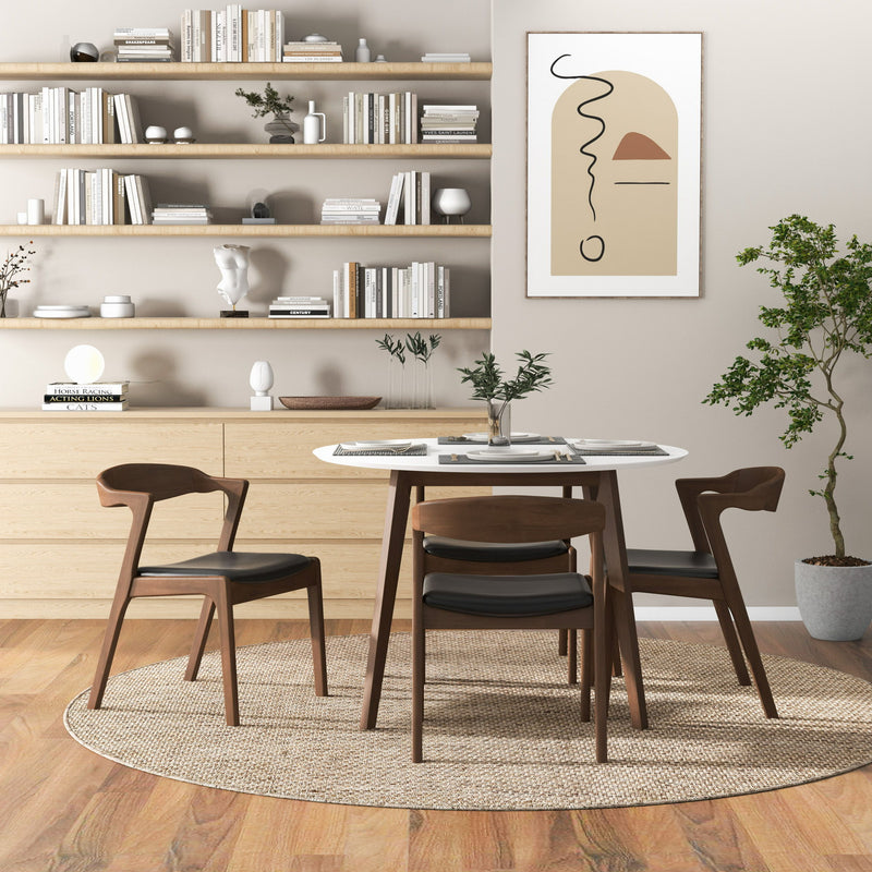 Dakota - Mid-Century Modern Velvet Dining Chair (Set of 2)