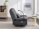 Power Recliner Swivel Glider USB Charger With Bluetooth Music Player, Sleep, Working, Game And Leisure