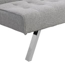 Modern Sofa Bed With Wood Frame And Stainless Legs