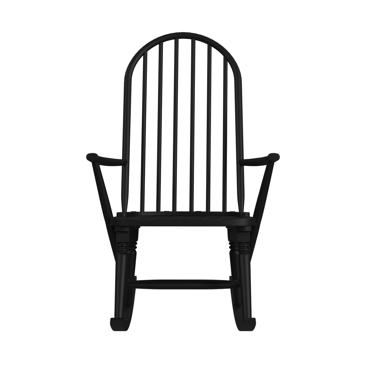Heritage Rocking Chair in Black by Elements International, view 4