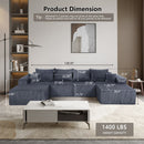 Modular Sectional Sofa, Convertible Couch With Chaise Corduroy