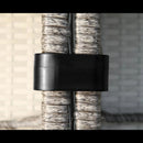 Seating Set With Cushions Handcrafted Wicker Design