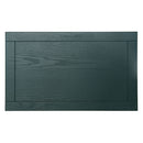 Hollow Carved 3 Drawer Dresser With Metal Handles, Storage Chest For Living Room Or Bedroom - Blackish Green