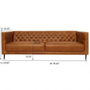 Vermont - Waxy Sofa - Cognac