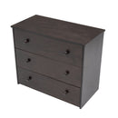 Low Study Twin Loft Bed with Cabinet and Rolling Portable Desk - Espresso (OLD SKU :LP000113AAP)