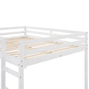 Loft Bed with Slide, Multifunctional Design, Full (White)(OLD SKU :WF281157AAK)