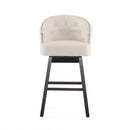 360 Degree Swivel Bar Stool With Stunning Nailhead Trim (Set of 2)