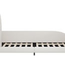 Upholstered Rabbit-Shape Princess Bed With Headboard And Footboard