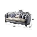 Ariadne - Sofa - Fabric & Platinum - Atlantic Fine Furniture Inc