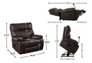 Recliner Chair With Phone Holder, Electric Power Lift Recliner Chair With 2 Motors Massage And Heat For Elderly, 3 Positions, 2 Side Pockets, Cup Holders