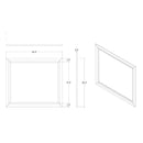 Chloe - Mirror - Gemstone Silver