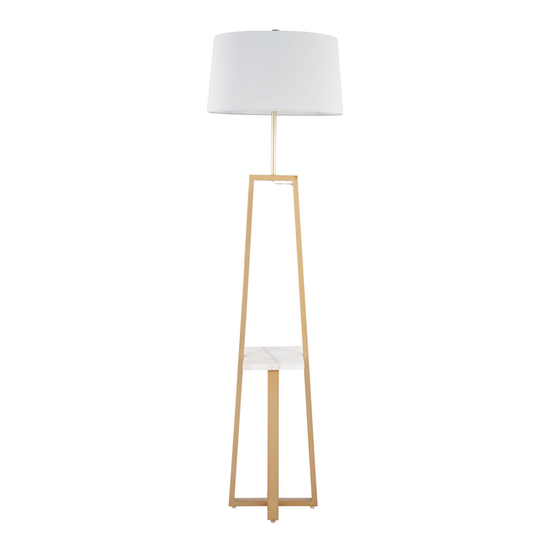 Cosmo - Shelf Contemporary / Glam Floor Lamp