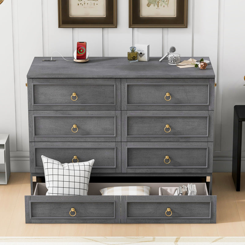 Murphy Bed With Large Drawers And Stylish Design