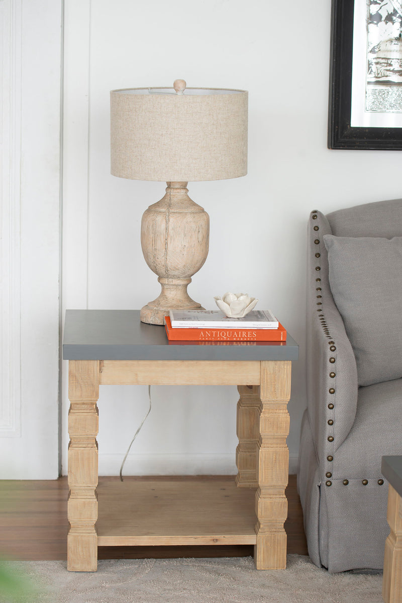 Side Table - Brown Gray