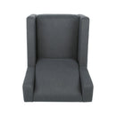 Landau Contemporary Fabric Upholstered Swivel Recliner