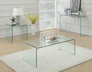 Ripley - Rectangular Tempered Bent Glass Table