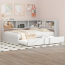 Daybed With Trundle, Storage Cabinets And USB Ports