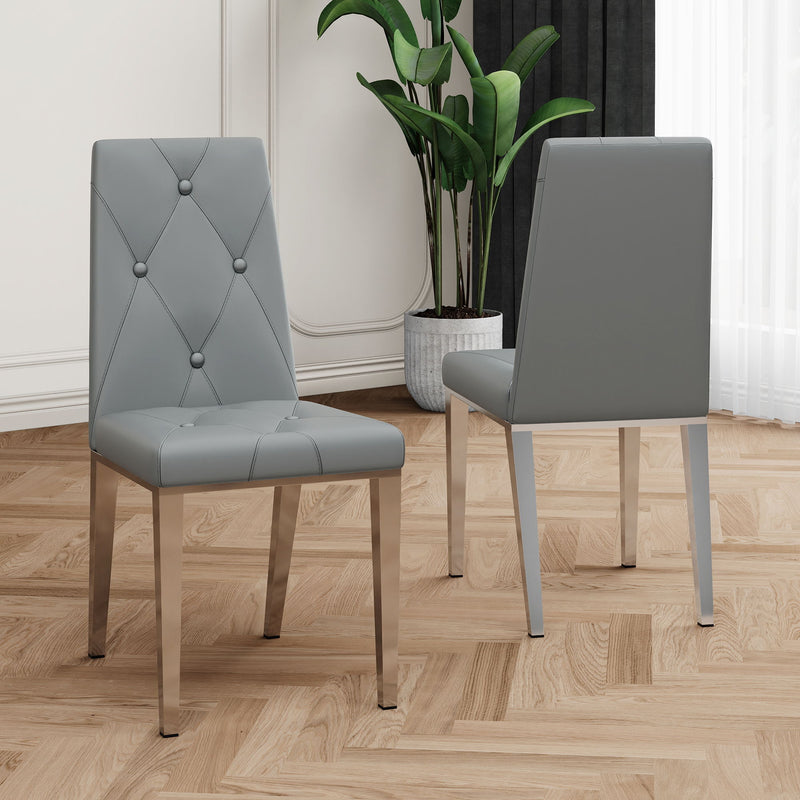 Modern Light Luxury Dining Chair (Set of 2)