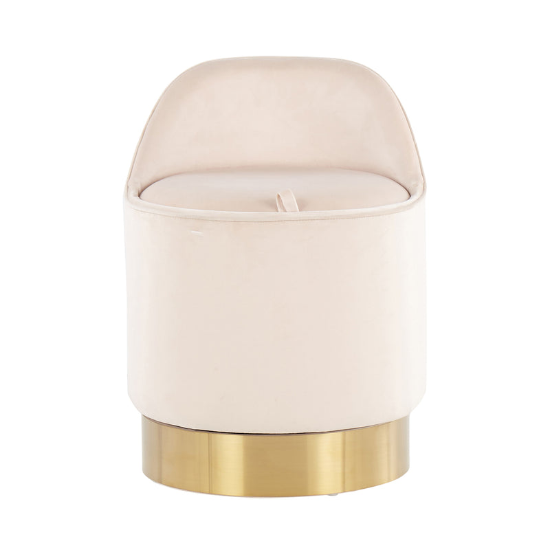 Marla - Contemporary / Glam Vanity Stool