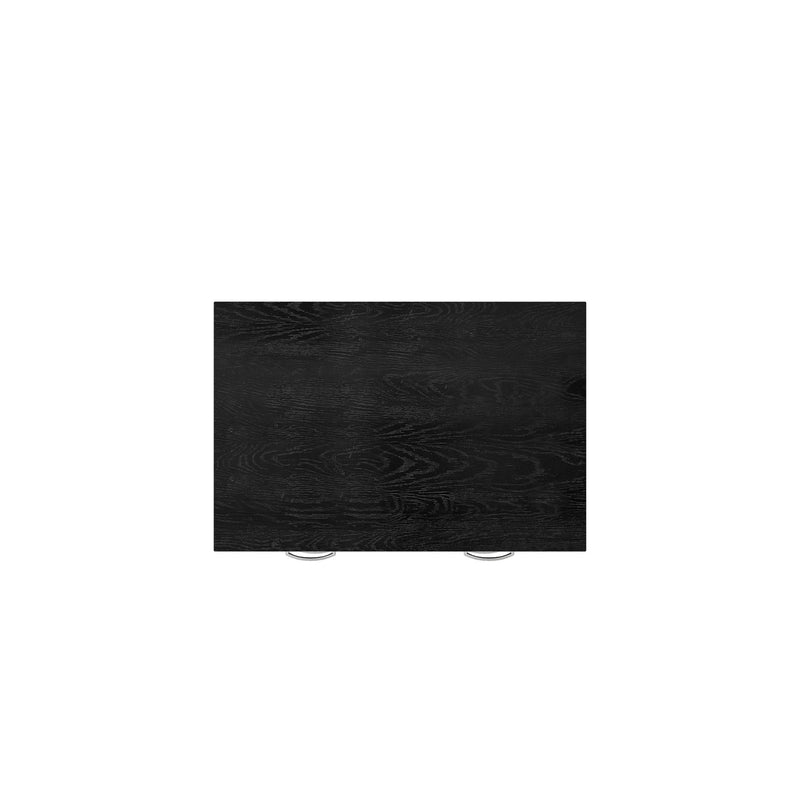 Wilbur - Faux Wood And Rubberwood 4 Drawer Dresser - Black