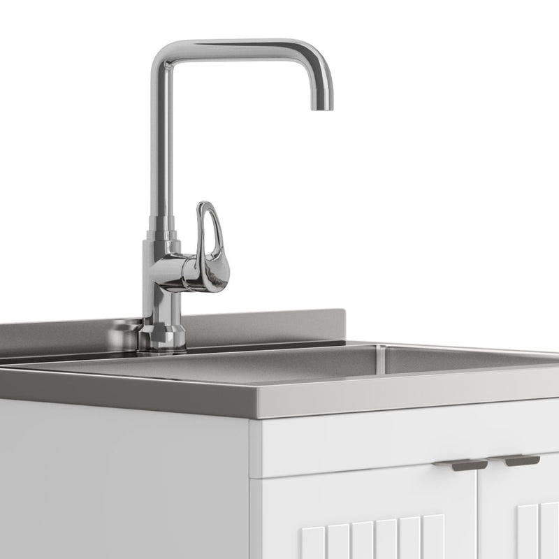 Murphy - Laundry Cabinet & Faucet And Stainless Steel Sink