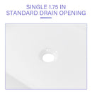 Modern European Design Ceramic Rectangular Vessel Bathroom Sink