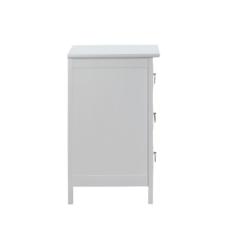 Daniel - 3 Drawer Nightstand - White