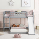 Functional Bunk Bed With Convertible Ladder And Slide