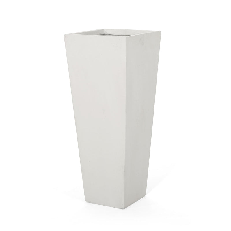 Outdoor Modern Cast Stone Planter