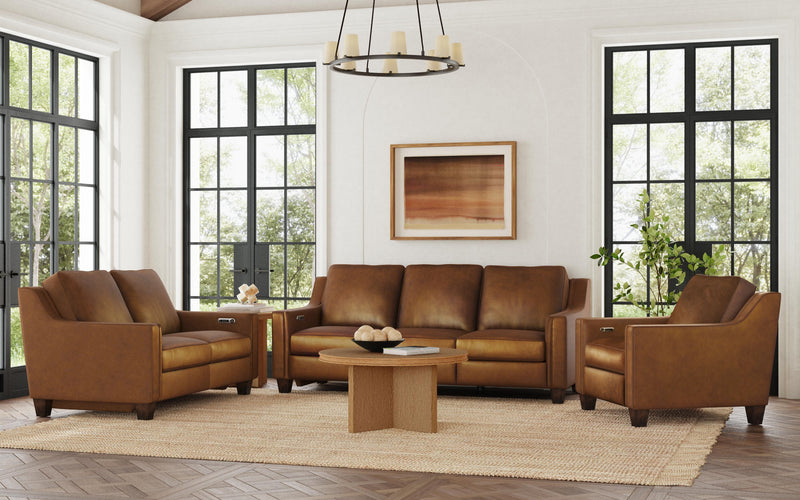 Finley - Power Inclining Loveseat - Brown