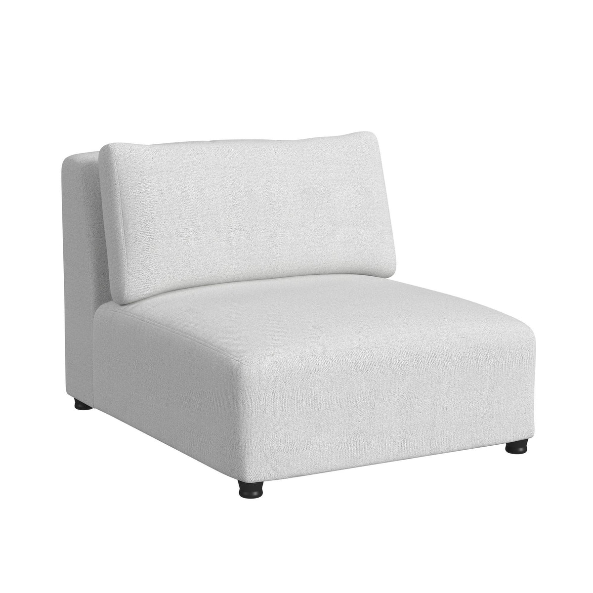 Zandara 5 Piece Modular Set Sectional With Ottoman in Beige by Elements International, view 7
