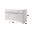 Naima II - Dresser - White High Gloss - Atlantic Fine Furniture Inc
