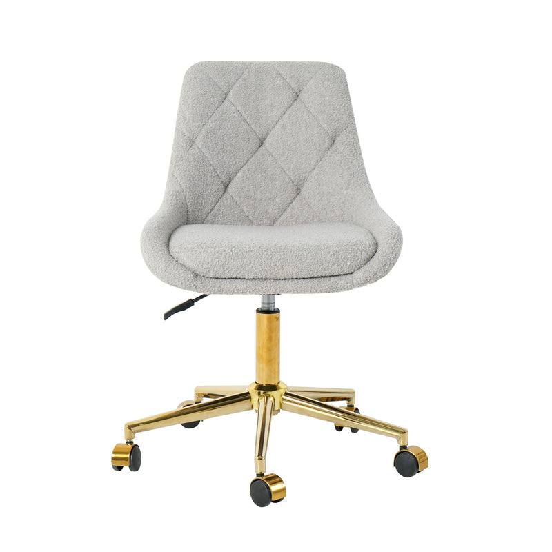 Modern Teddy Velvet Fabric Chair With Gold Plated 5 Claw Legs