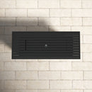 Propane / Gas Outdoor Fire Pit Table With Lid Durable Construction - Black