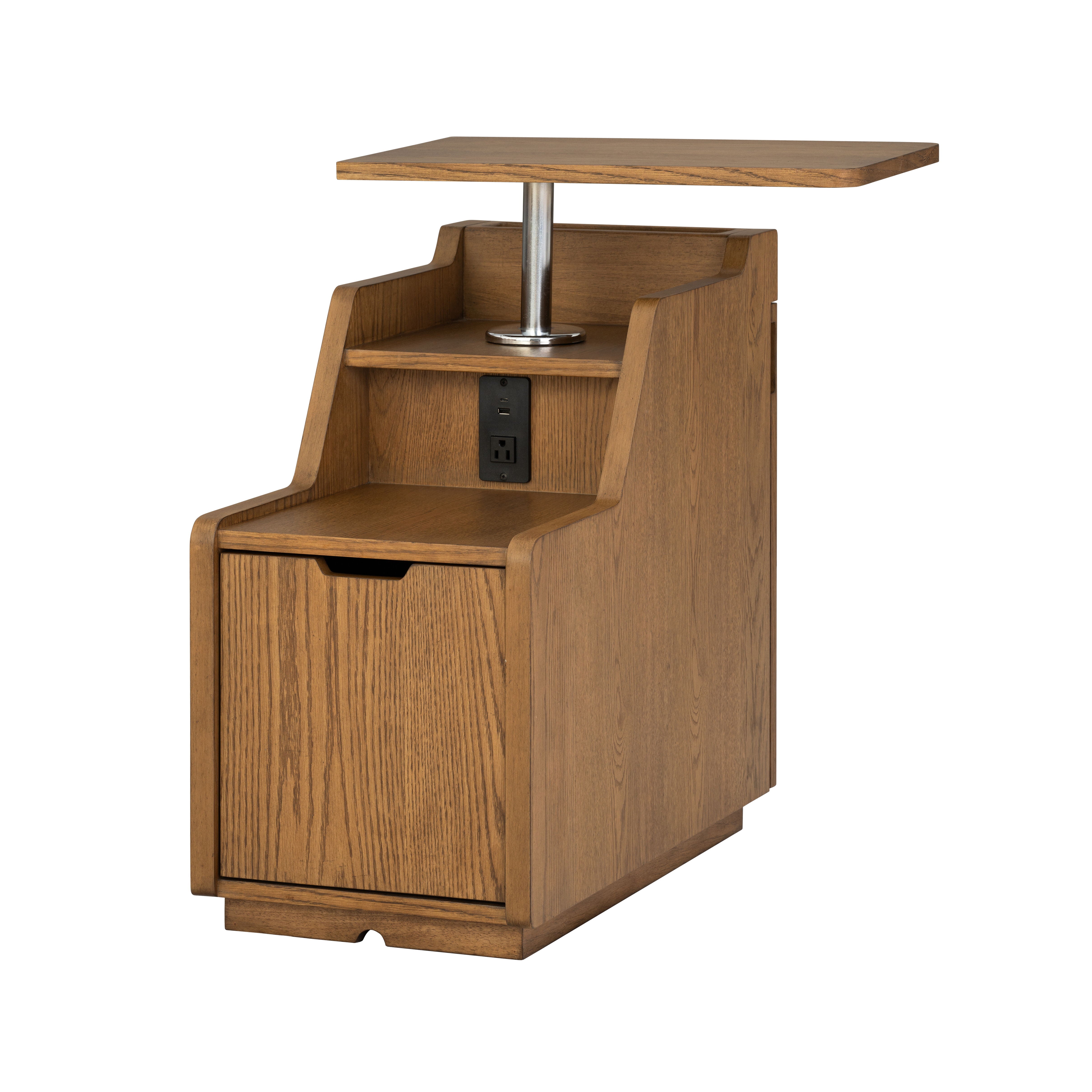 Sidekick - Smart Side Table - Light Brown