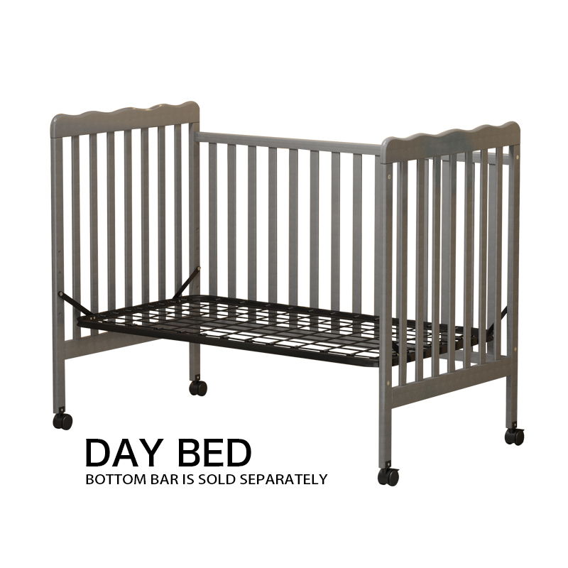 Crib 3 In 1 Convertible, Made Of Sustainable Pinewood, Non Toxic Finish, Comes With Locking Wheels, Wooden Nursery Furniture